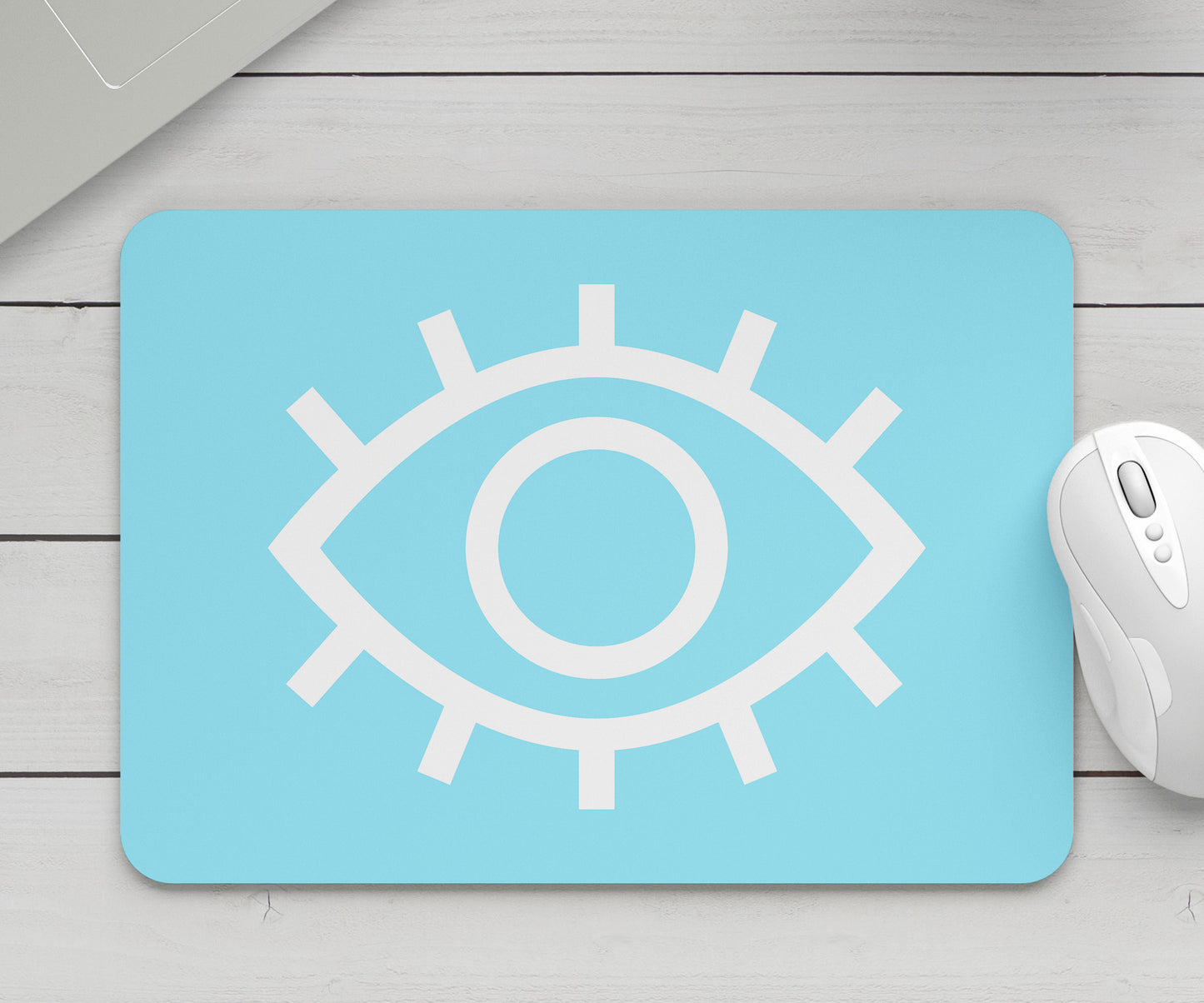 Feblilac the Eye of the Blue Devil Mouse Pad