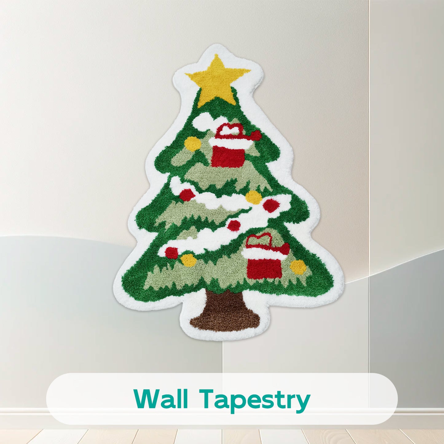 Feblilac Christmas Tree Tapestry