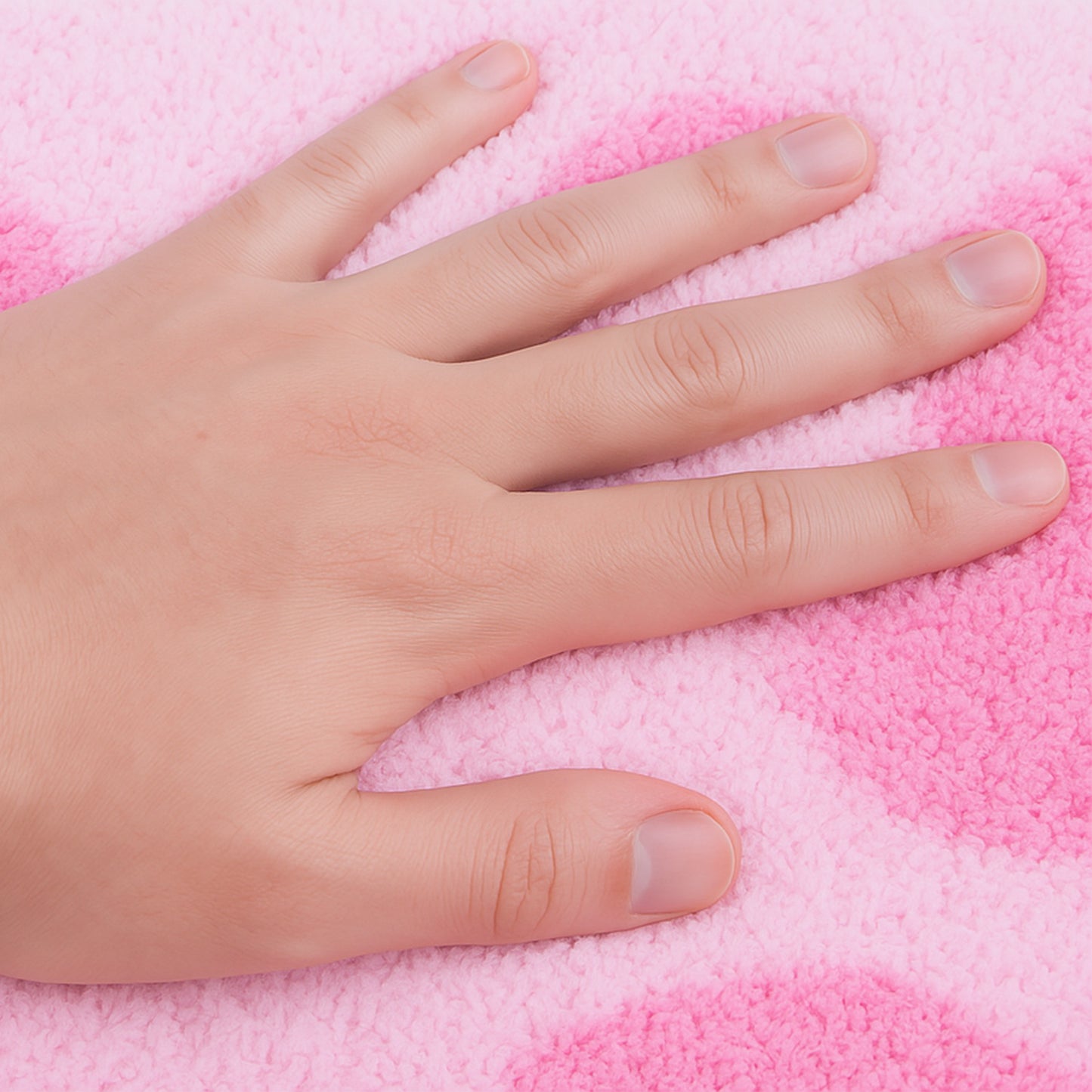 Feblilac You Look Good Pink Tufted Bath Mat