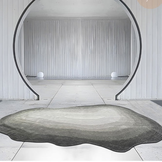 Feblilac Gradient Dark Clouds Handmade Tufted Acrylic Livingroom Carpet Area Rug