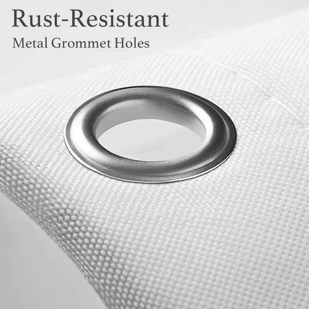 Feblilac Brown Background Moon Mountains Shower Curtain with Hooks