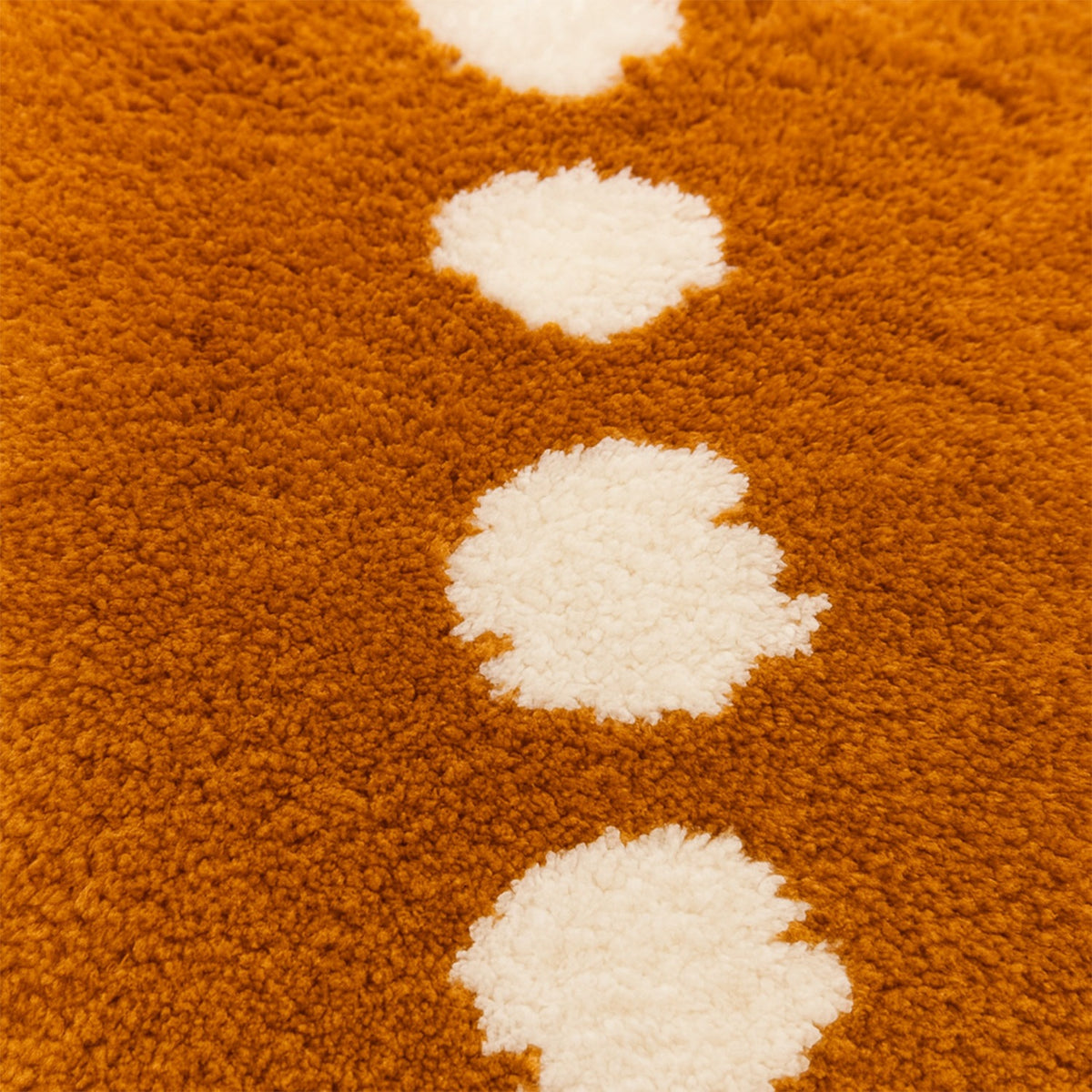 Feblilac Gingerbread Man Tufted Bath Mat
