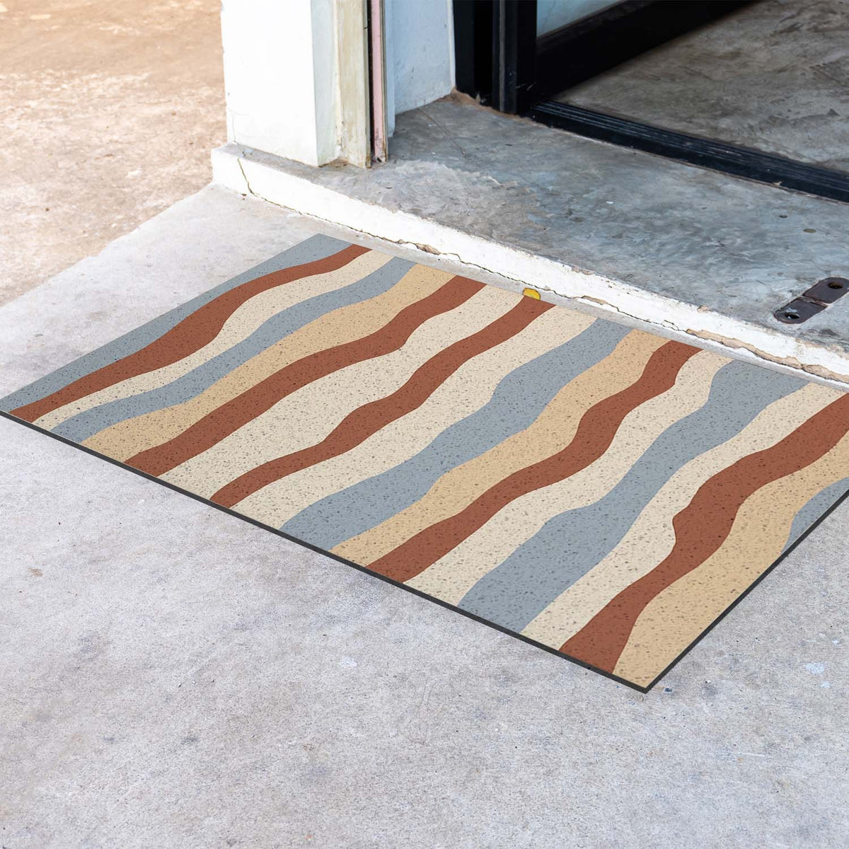 Wavy Stripes Door Mat