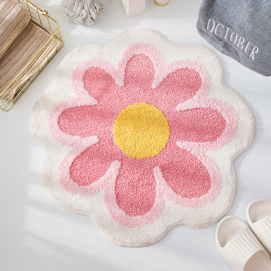 Feblilac Lovely Flower Shaped Bath Mat Mom‘s Day Gift - Feblilac® Mat