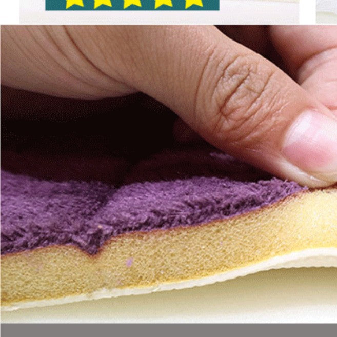 Feblilac Rectangular Solid Thickened Memory Foam Bath Mat