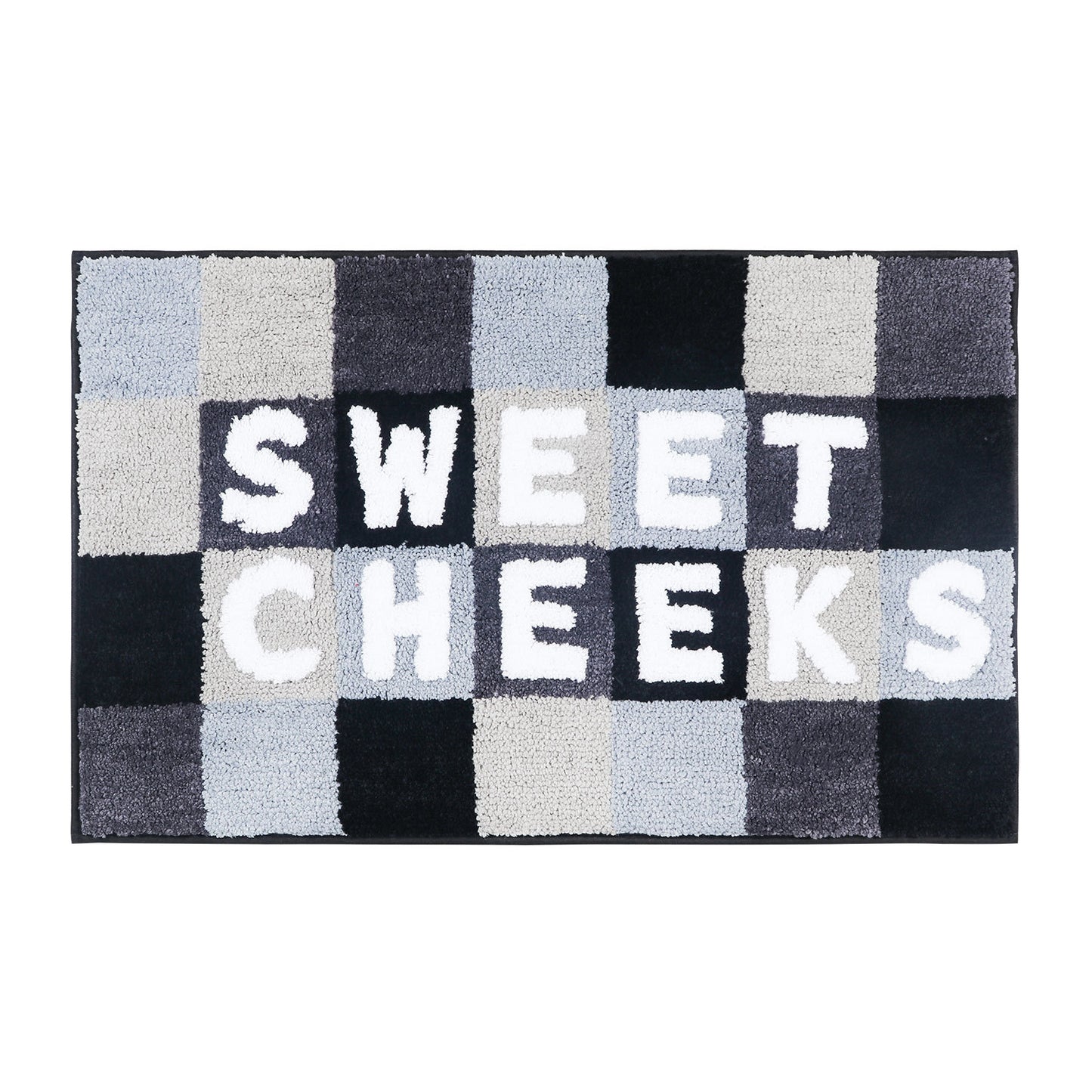 Feblilace Get Naked Checkerboard Bath Mat 20"x31" - Feblilac® Mat