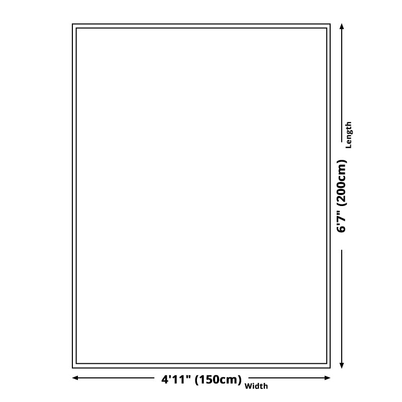 Grey and Blue Nursery Rug Kids Animal Elephant Bear Rabbit Pattern Area Rug Wool Anti-Slip Backing Carpet