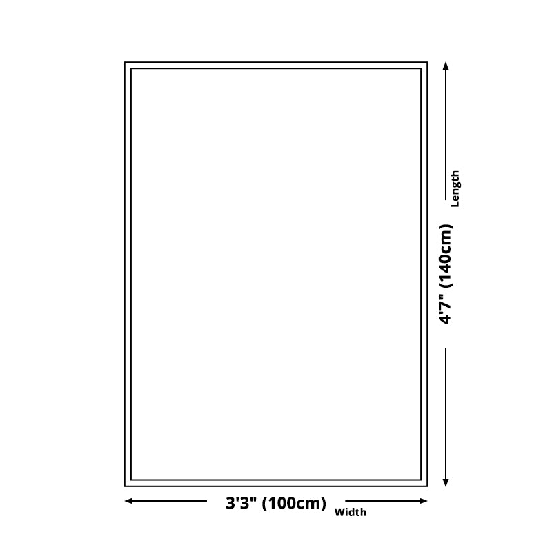 Kids Maze Pattern Rug Green Polyester Rug Non-Slip Pet Friendly Washable Are Rug for child's room - Clearhalo - 'Area Rug' - 'Rug' - 1947726