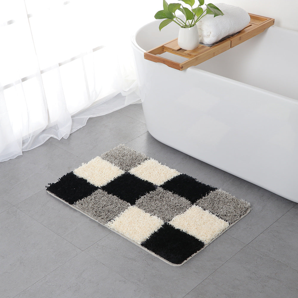 Bathroom Rugs Mats Water Absorbent Non-Slip Mat used | Green | 19x26