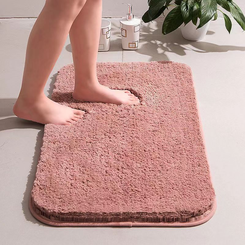 Feblilac Pure Solid Color Blue/Pink/Red/Brown/Grey/White Extra Long Thick Bathroom Mat Runner - Feblilac® Mat