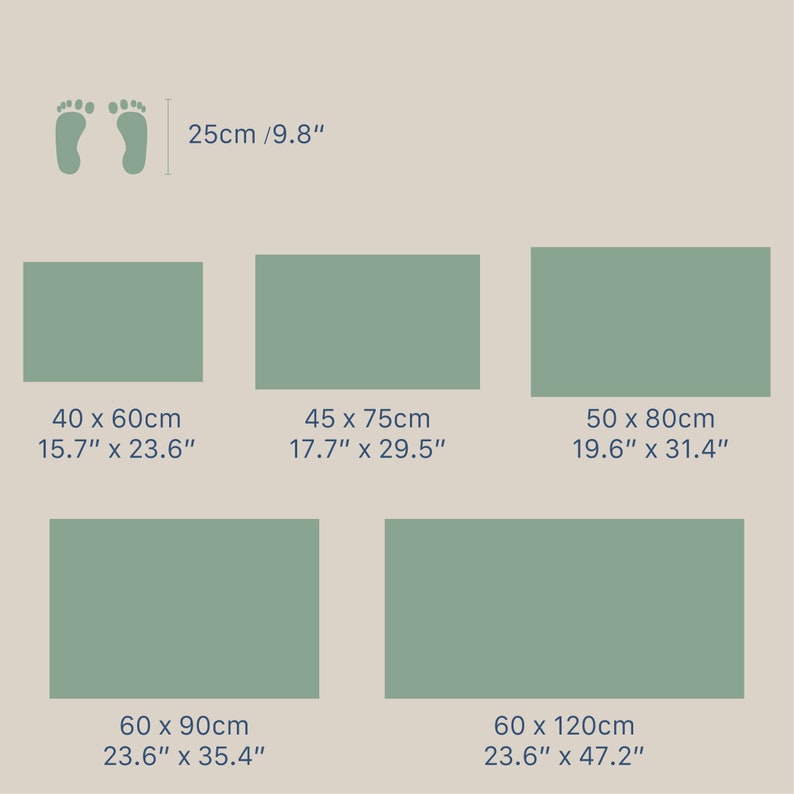 Feblilac Blue Mountain Range Door Mat