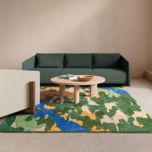 Feblilac 3D Magic Forest Leaves Area Rug Carpet, 120cmX180cm Mom‘s Day Gift - Feblilac® Mat