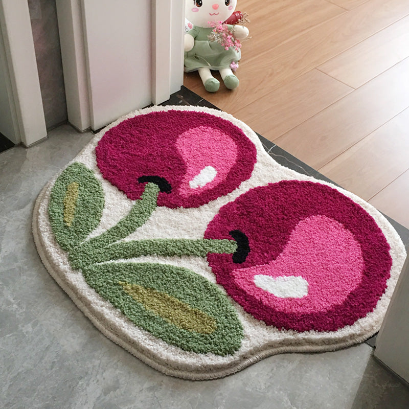 Feblilac Cute Cherry Bath Mat | Feblilac® Mat