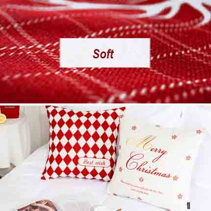 Christmas Pillow Cover, Throw Pillows Decor, Christmas Decorations 11.8"x19.7"