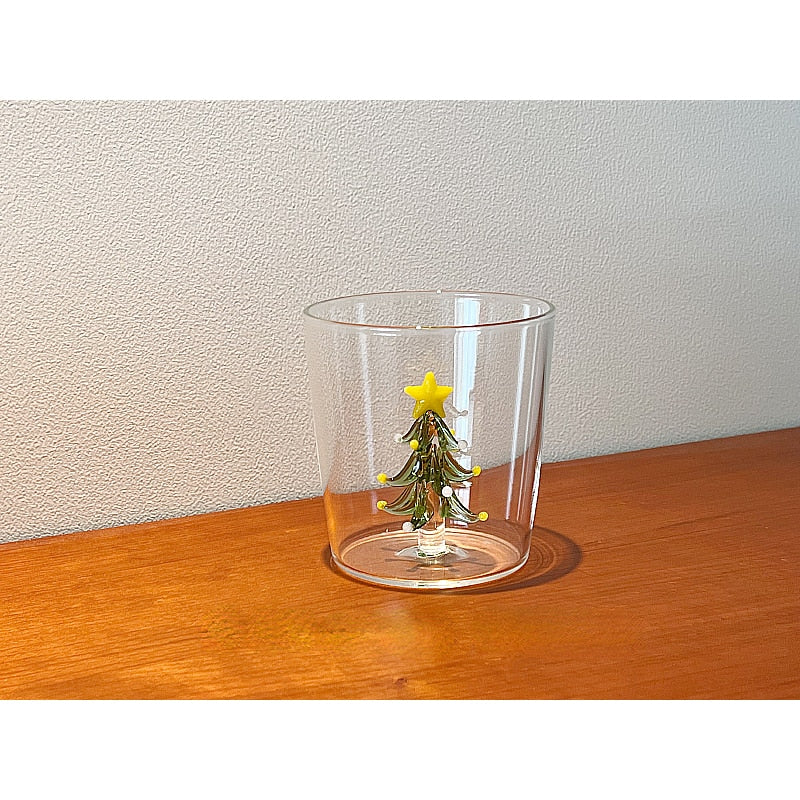 Dreamy Christmas Tree Glass Cup