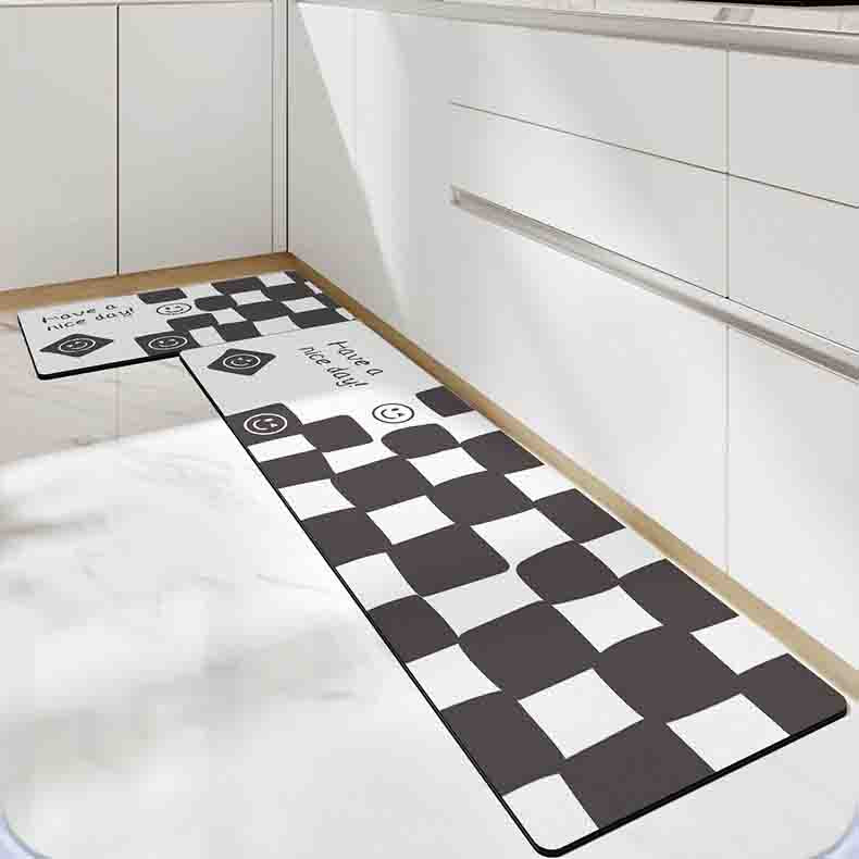 Checkerboard Kitchen Mat