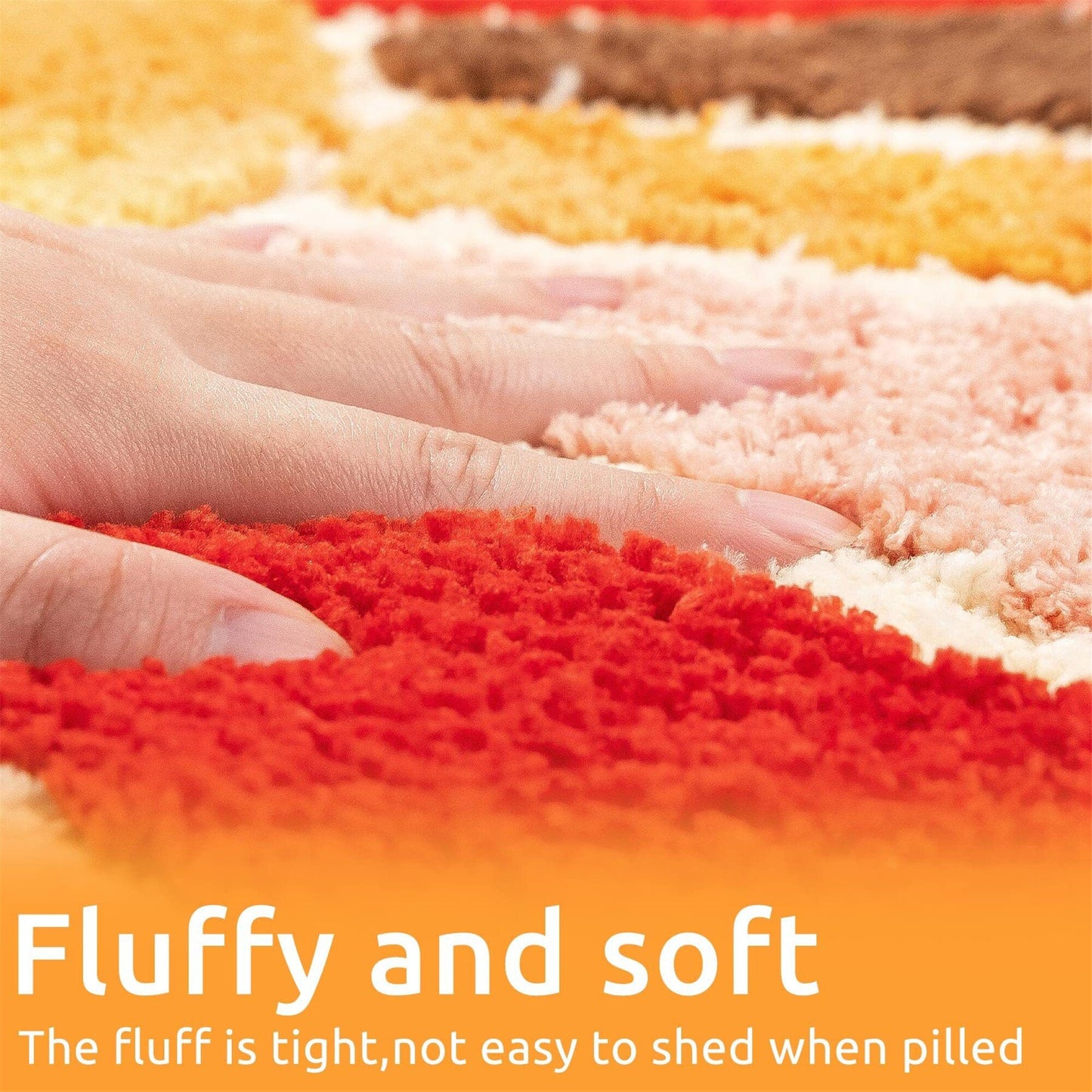 Aesthetic Sun Art Rug, Sunshine Bath Mat, 40*76CM, Cool Sunrise Rugs for Bedroom