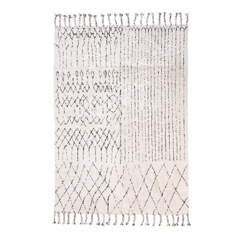 The Makara Tassel Handmade Area Floor Rugs Carpet - Feblilac® Mat