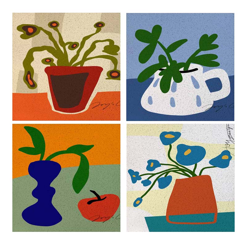 Plant & Vase