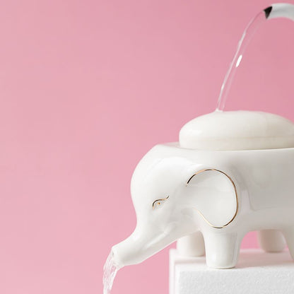 Feblilac Elephant Soap Box for Bathroom