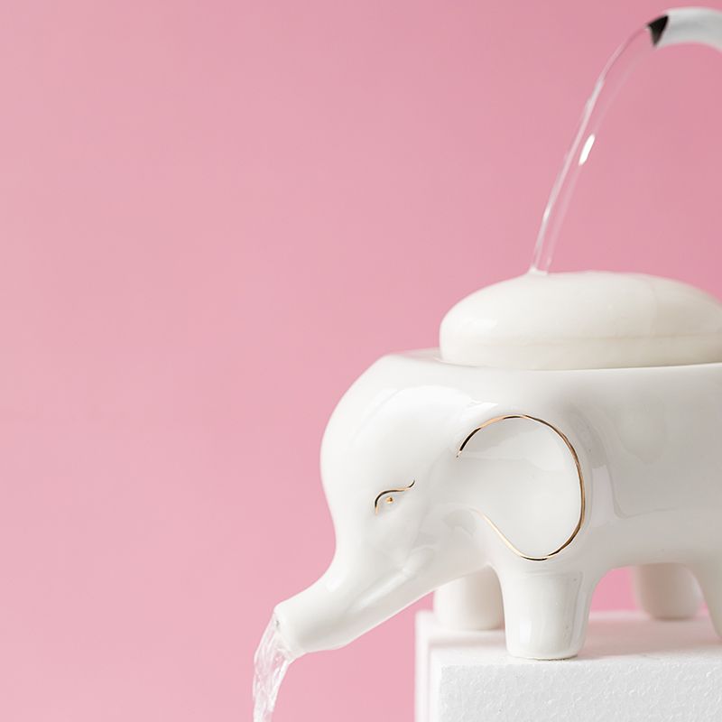 Feblilac Elephant Soap Box for Bathroom - view 4