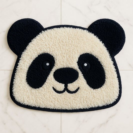 Feblilac Cute Cartoon Panda Bathroom Mat