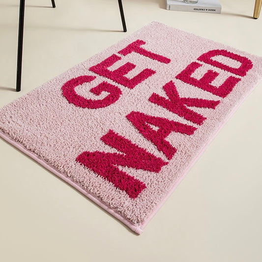 Pink Get Naked Bath Mat