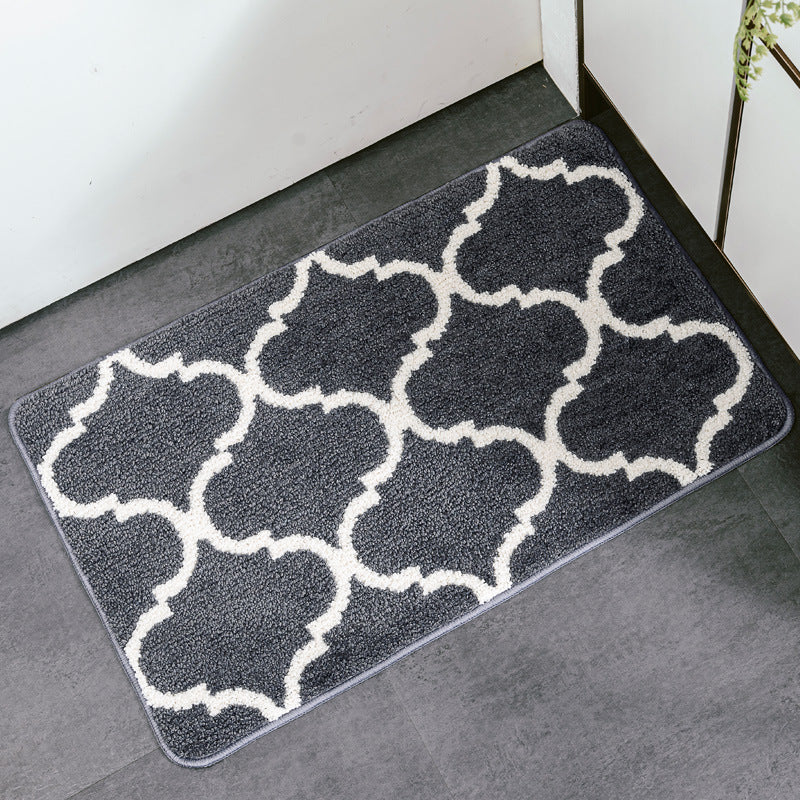 Feblilac Geometric Lantern Shape Tufted Bath Mat - view 2