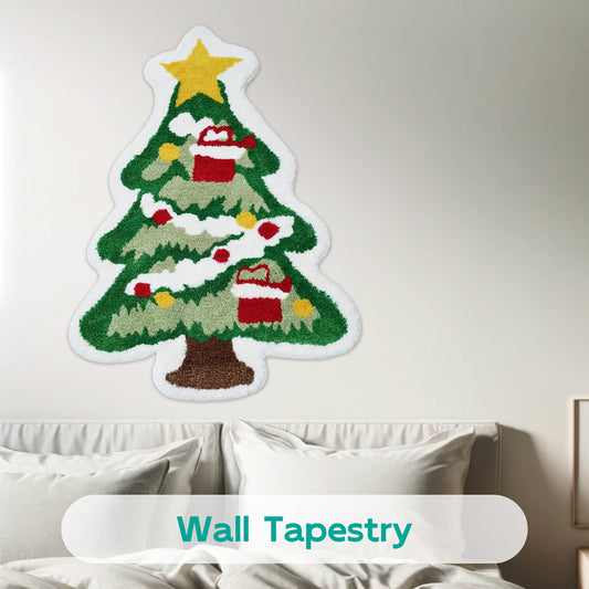 Feblilac Christmas Tree Tapestry