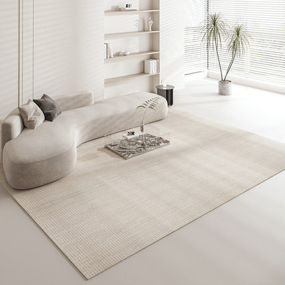 Feblilac Thicken Rectangular Solid Wool Living Room Carpet