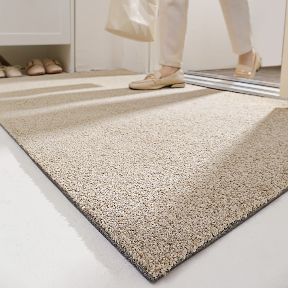 Feblilac Luxury Rectangular Solid Living Room Carpet Door Mat