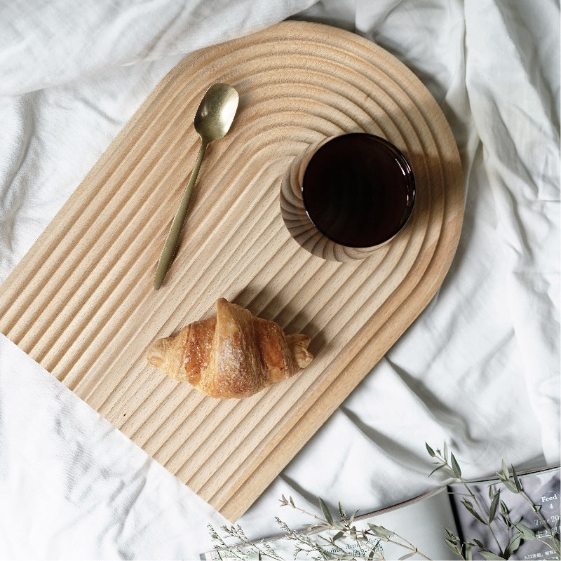 Feblilac Wooden Storage Tray Aromatherapy Decoration Tray - view 4