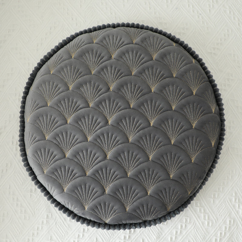 Feblilac Solid Leaves Plush Memory Foam Cushion - view 2