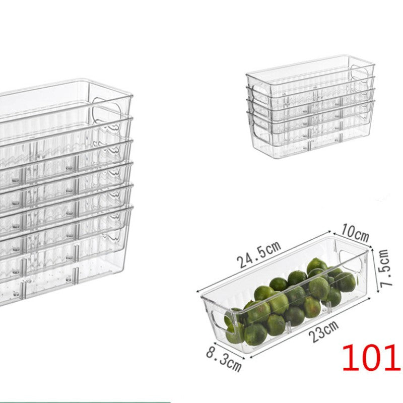 Feblilac Transparent Refrigerator Storage Box Kitchen Storage - view 14