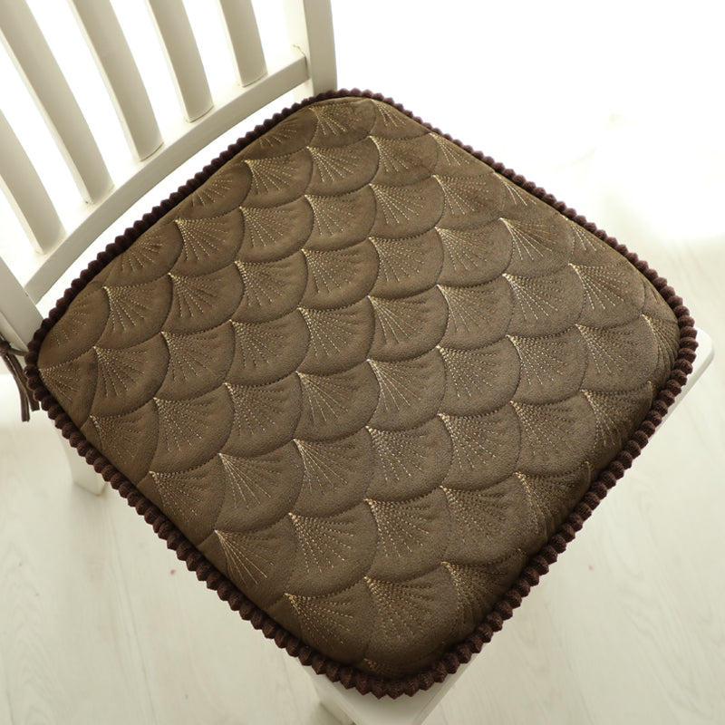 Feblilac Solid Leaves Plush Memory Foam Cushion - view 11