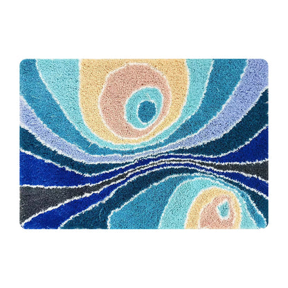 Feblilac the Milky Way Tufted Bath Mat