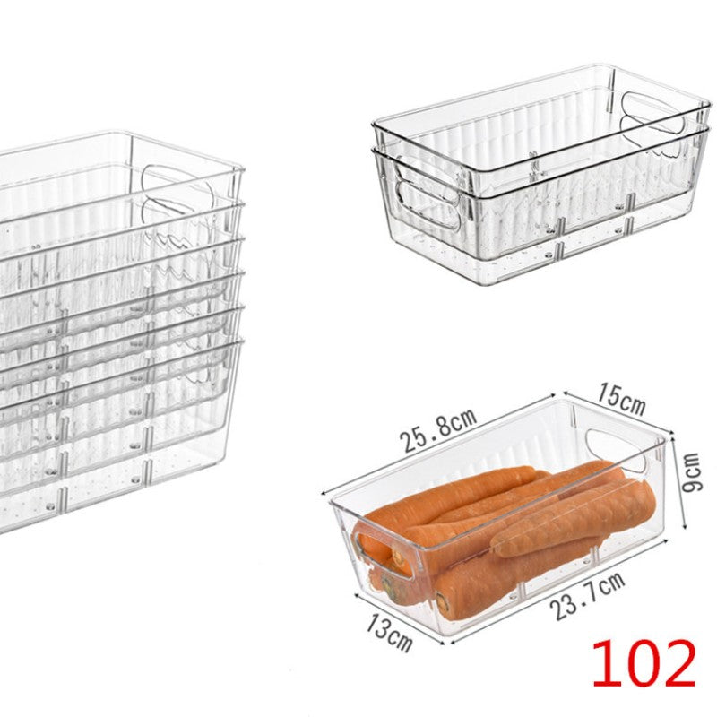 Feblilac Transparent Refrigerator Storage Box Kitchen Storage - view 15