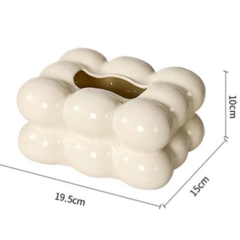 Feblilac Bear and Ball Ceramic Tissue Holder