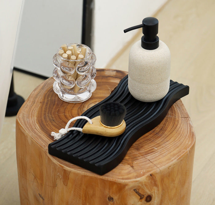 Feblilac Wooden Storage Tray Aromatherapy Decoration Tray
