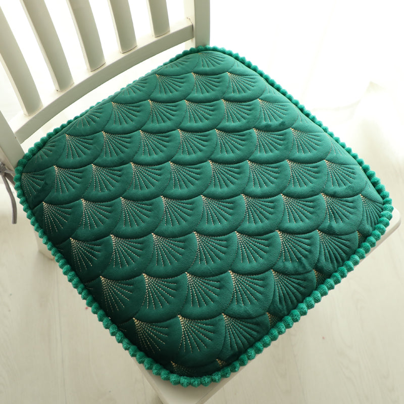 Feblilac Solid Leaves Plush Memory Foam Cushion - view 13