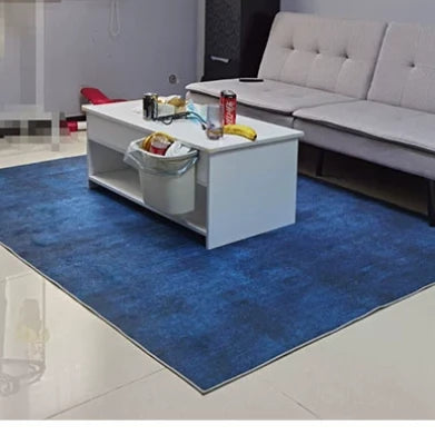 Feblilac Nordic Style Rectangular Simple Dark Color Series Living Room Carpet