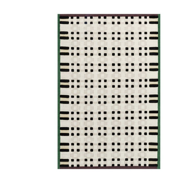 Feblilac Abstract Geometric Mosaic Handmade Tufted Acrylic Livingroom Carpet Area Rug - view 4