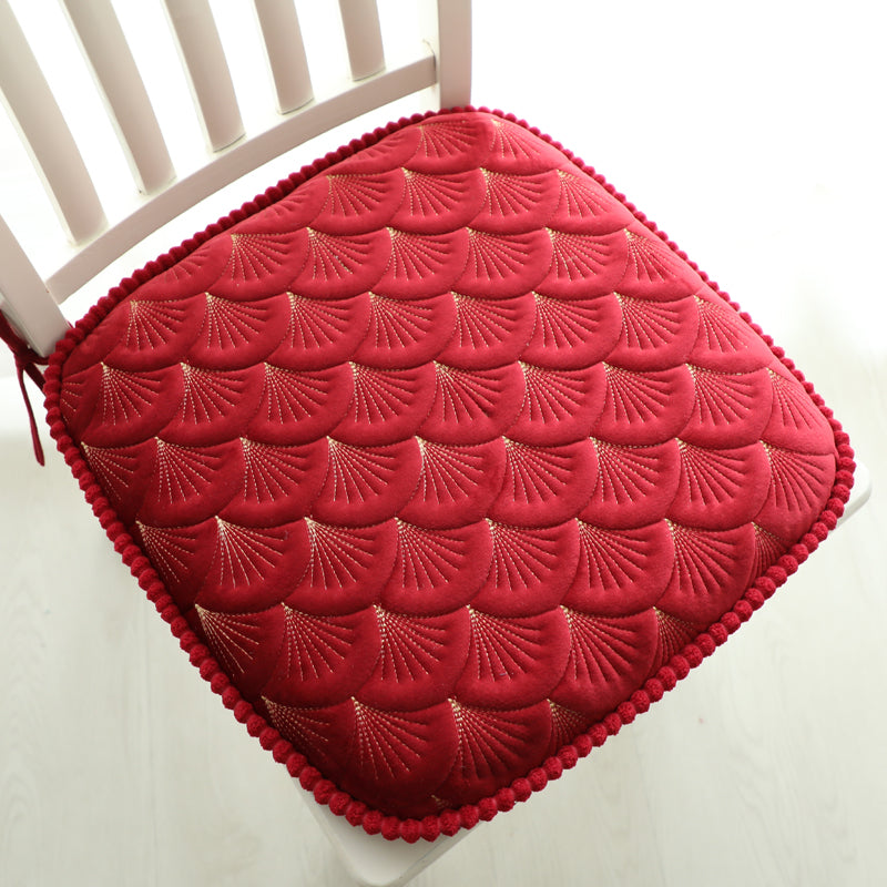 Feblilac Solid Leaves Plush Memory Foam Cushion - view 14