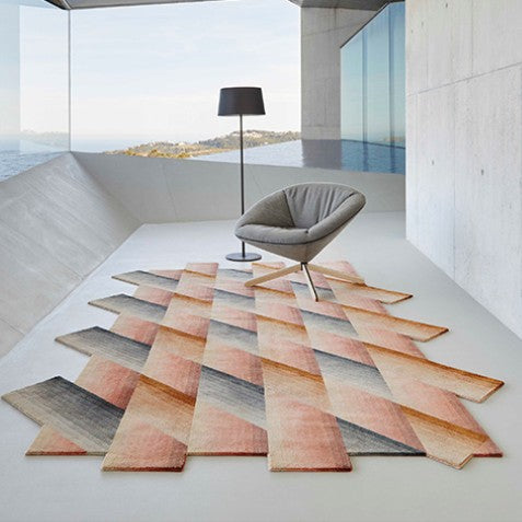 Feblilac Geometric Bamboo Weaving Handmade Tufted Acrylic Livingroom Carpet Area Rug