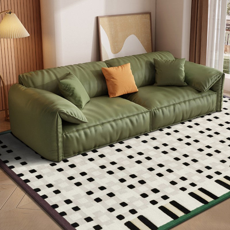 Feblilac Abstract Geometric Mosaic Handmade Tufted Acrylic Livingroom Carpet Area Rug