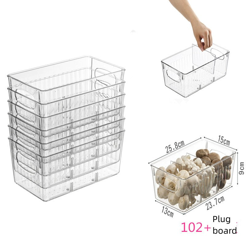 Feblilac Transparent Refrigerator Storage Box Kitchen Storage - view 18