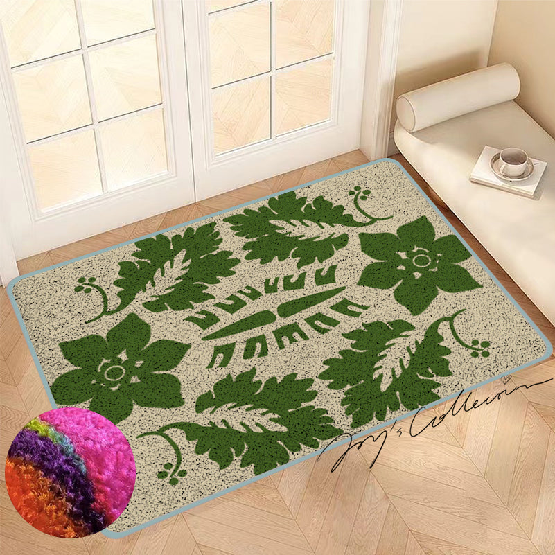 Feblilac Flowers and Plants Baroque Nylon Door Mat - view 2