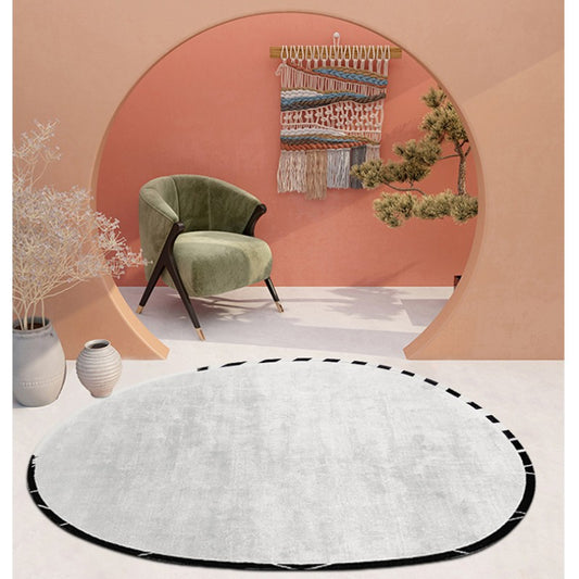 Feblilac Abstract Mirror Handmade Tufted Acrylic Livingroom Carpet Area Rug