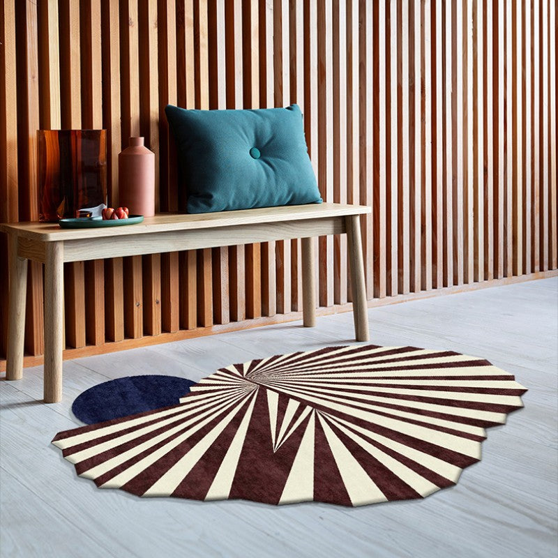 Feblilac Irregular Abstract Shell Handmade Tufted Acrylic Livingroom Carpet Area Rug - view 5