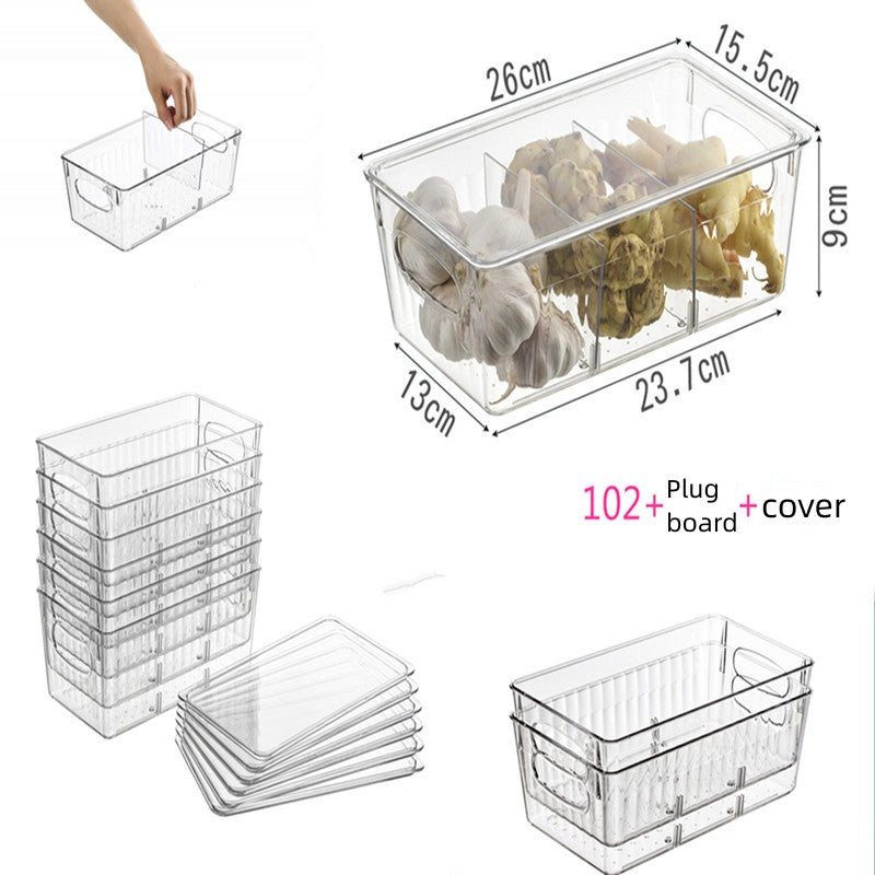 Feblilac Transparent Refrigerator Storage Box Kitchen Storage - view 20